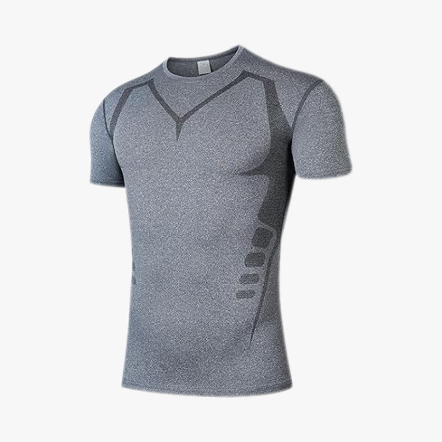 HaltPower T Kompressions-T-Shirt in Grau